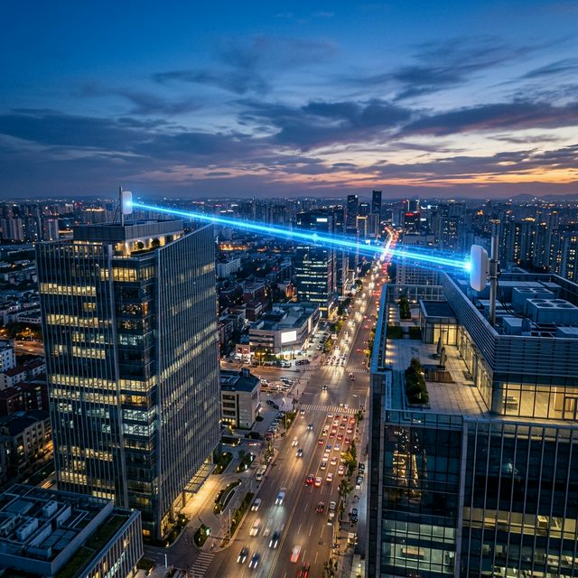 Cómo Conectar Dos Edificios a 10Gbps sin Pagar Permisos de Construcción